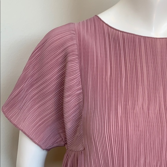 NWOT Madewell Ribbed Dusty Pink Top - Picture 2 of 4